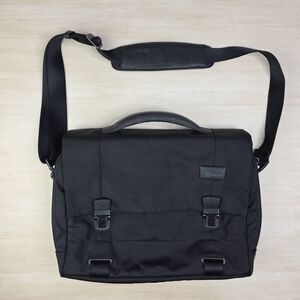 TUMI T-Tech Laptop Flap Brief Messenger Bag Briefcase Crossbody 058627D Black‎